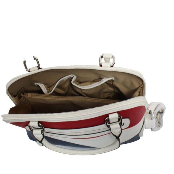 Giani Bernini Rugby Saffiano Dome Medium Satchel Purse Crossbody NEW - Picture 5 of 5